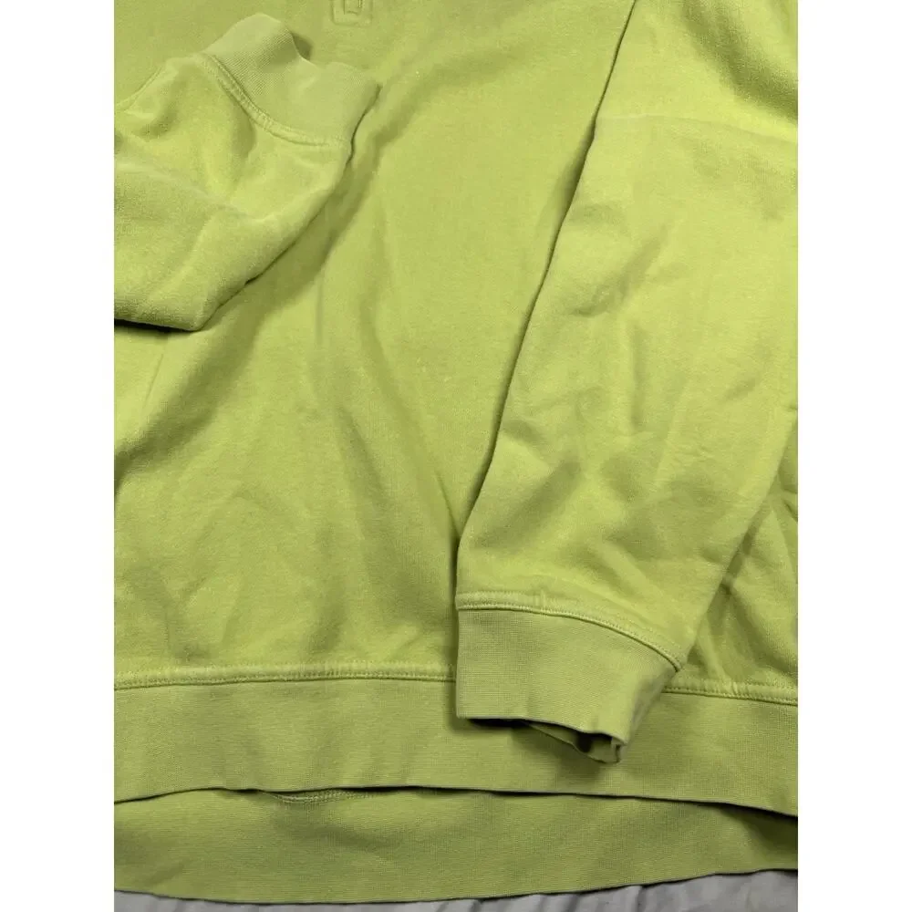 Callaway Golf Sport Quarter Zip Pullover Sweatshirt Lime Green Men’s XL